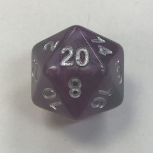 20 Sided Amethyst HD Dice - DiceEmporium.com