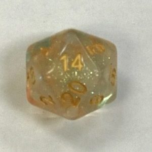 Luminous Koi 20 Sided Dice - DiceEmporium.com