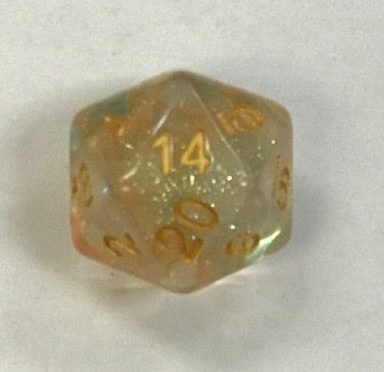 Luminous Koi 20 Sided Dice - DiceEmporium.com