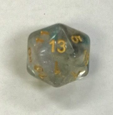 Luminous Shade 20 Sided Dice - DiceEmporium.com