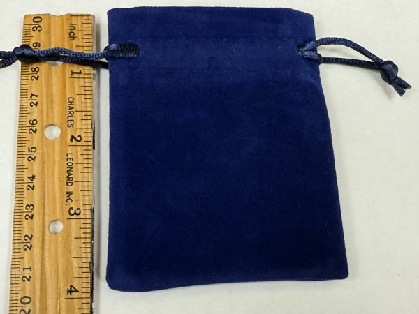Blue Velvet Bag - Dice Emporium