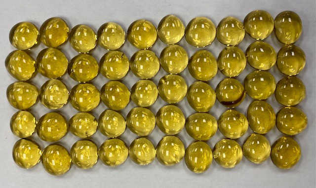 Yellow Glass Counters - DiceEmporium.com