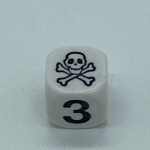 White Skull Dice - The Dice Emporium