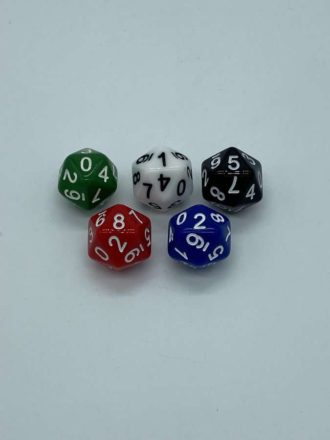 d20 0-9 twice dice - DiceEmporium.com