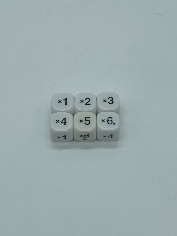 Multiplication w/Numbers dice - DiceEmporium.com