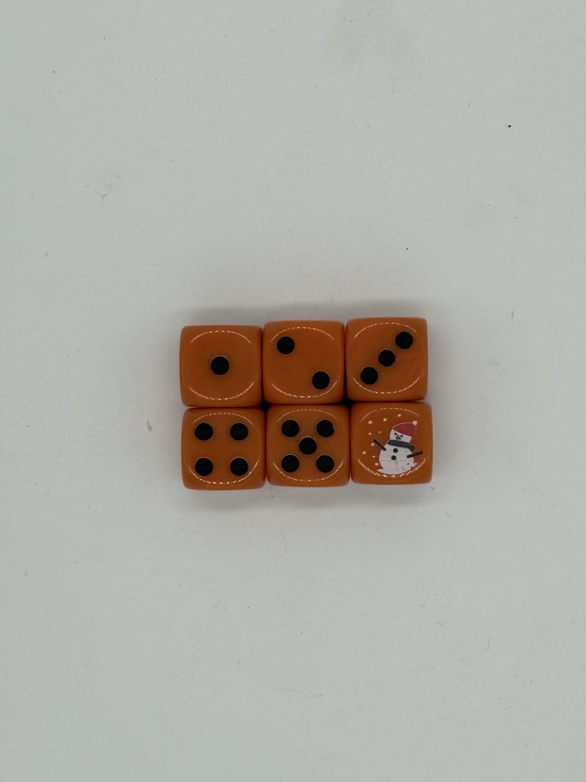 16mm Snowman - Dice Emporium