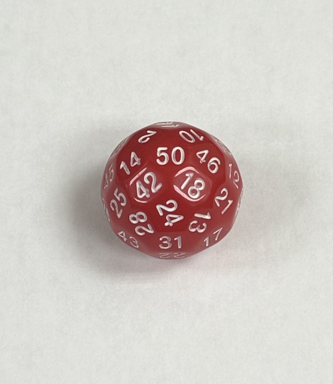 Red 50mm Dice - Dice Emporium