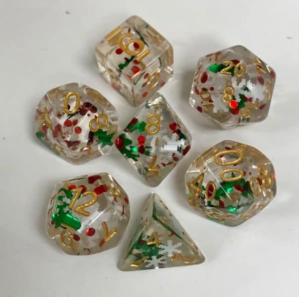 Christmas Green Tree 7 Die Set - DiceEmporium.com