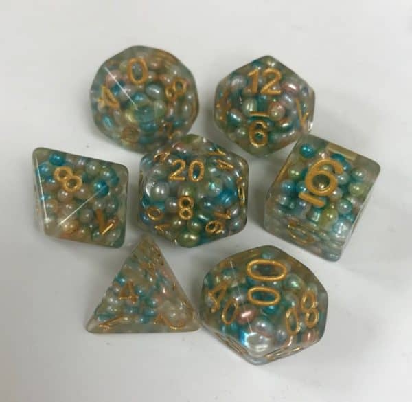 Colorful Ball 7 Die Set - DiceEmporium.com