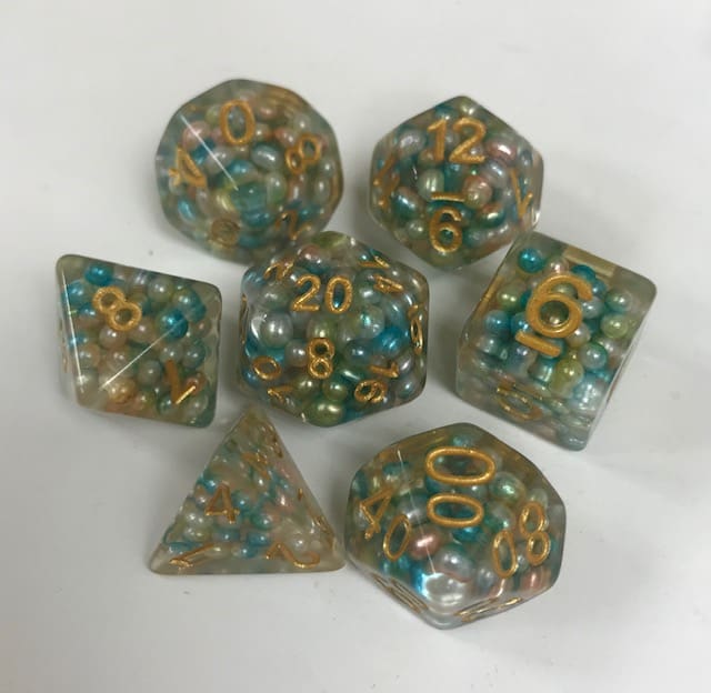 Colorful Ball 7 Die Set - DiceEmporium.com