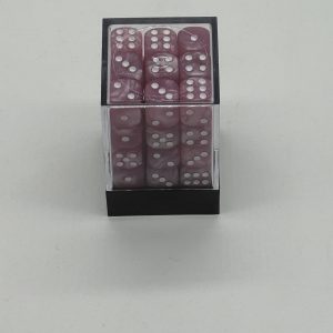 12mm Pink Pearl Block of 36 - dice emporium