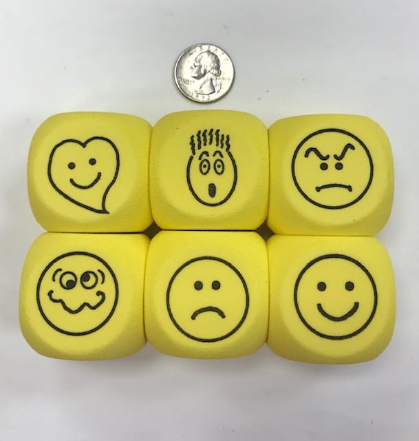 40mm Foam Expressions 6 Sided Die - DiceEmporium.com