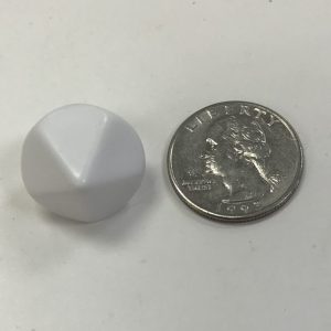 10 Sided Opaque Blank 6 Sided Die - DiceEmporium.com