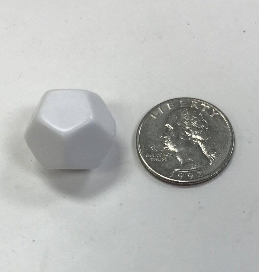 12 Sided Opaque Blank 6 Sided Die - DiceEmporium.com