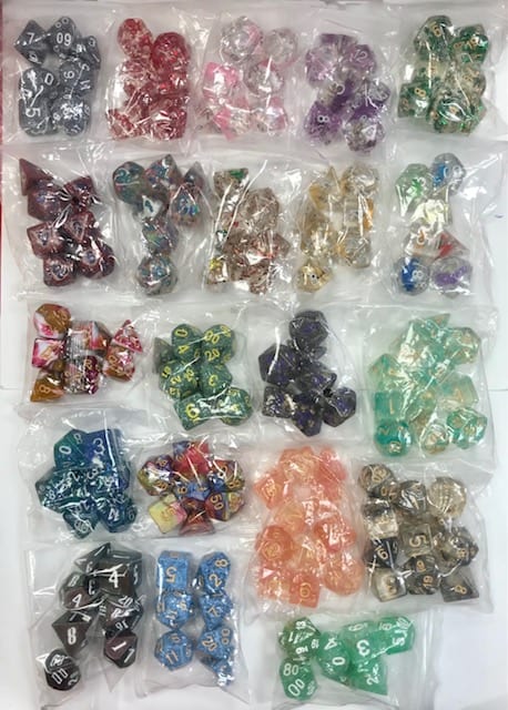 21 set sampler - DiceEmporium.com