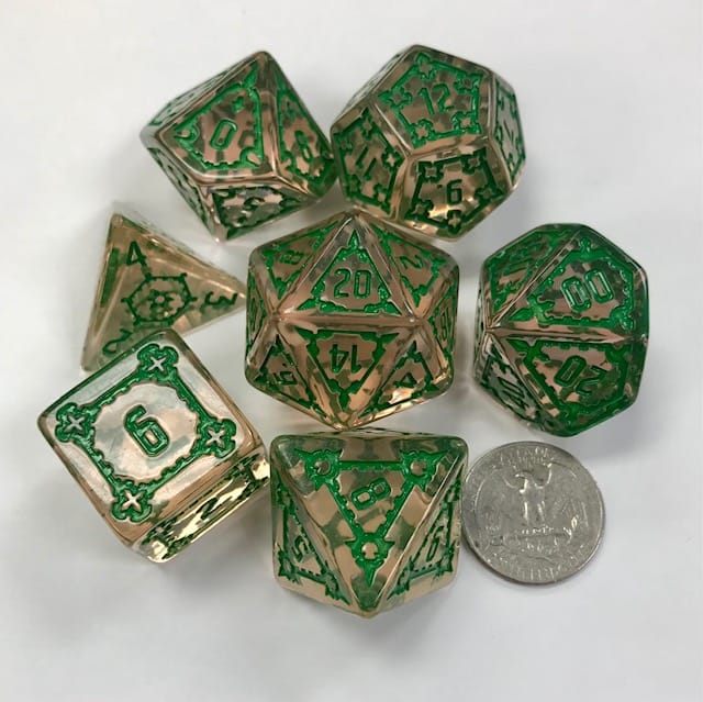 Pink Castle Dice - DiceEmporium.com