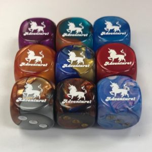 Adventure Unicorn d6 - DiceEmporium.com