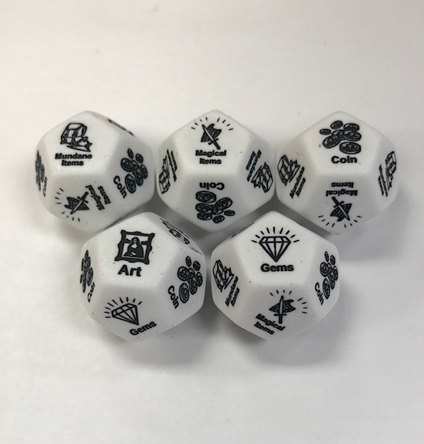 Treasure D12 - DiceEmporium.com