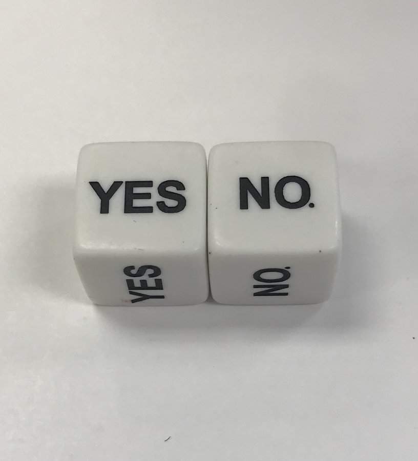 Yes/No d6 - DiceEmporium.com