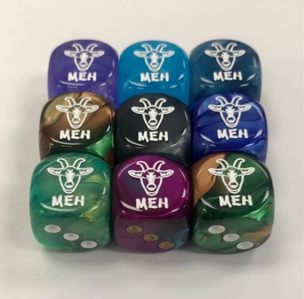 Meh Goat d6 - DiceEmporium.com