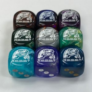 Philosoraptor d6 - DiceEmporium.com