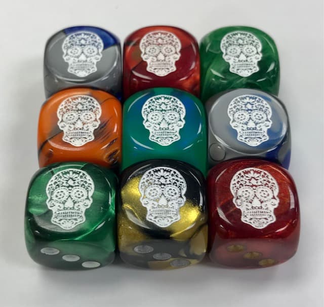 Sugar Skull d6 - DiceEmporium.com