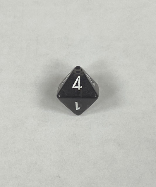 8 Sided Transparent Dice (d8) - Chessex - Dice Emporium