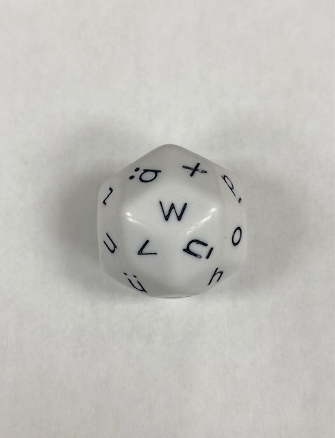 d30 German Lower Case die - DiceEmporium.com