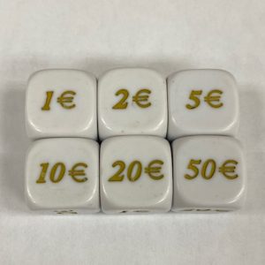 20mm Euro Dollar die - DiceEmporium.com