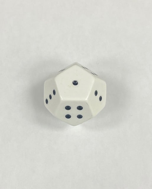 Jumbo 12 Sided Spotted die - DiceEmporium.com