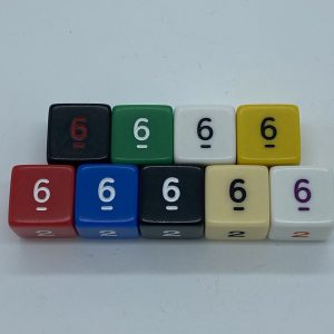 6-Sided Opaque Polyhedral Dice - DiceEmporium.com