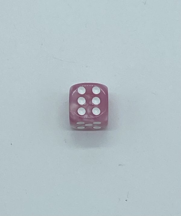 12mm Pink Pearl Dice - The Dice Emporium