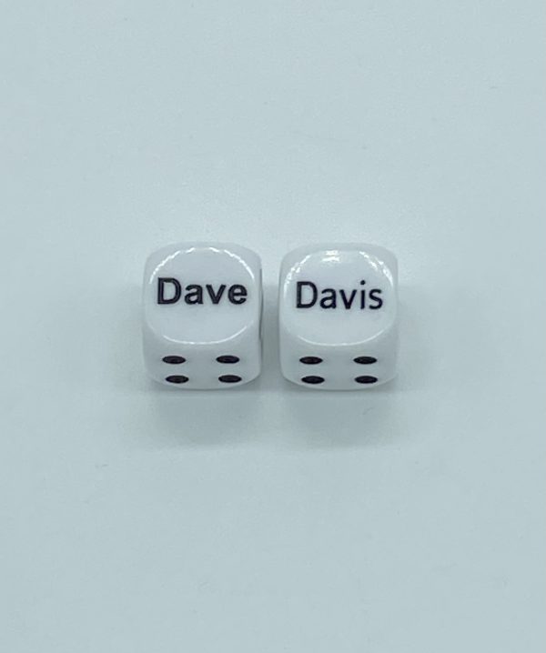 First Last Name Dice - (16mm) - DiceEmporium.com
