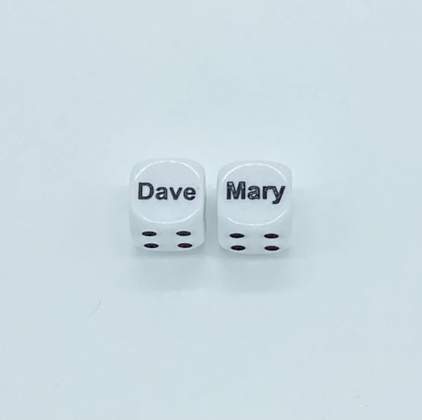 Name Dice - (16mm) - DiceEmporium.com