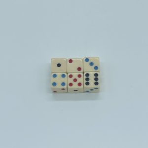 16mm Michigan Red Eye Square Corner -DiceEmporium.com