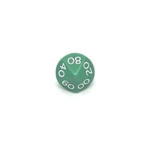 Green 00-90 10 Sided Place Value Dice