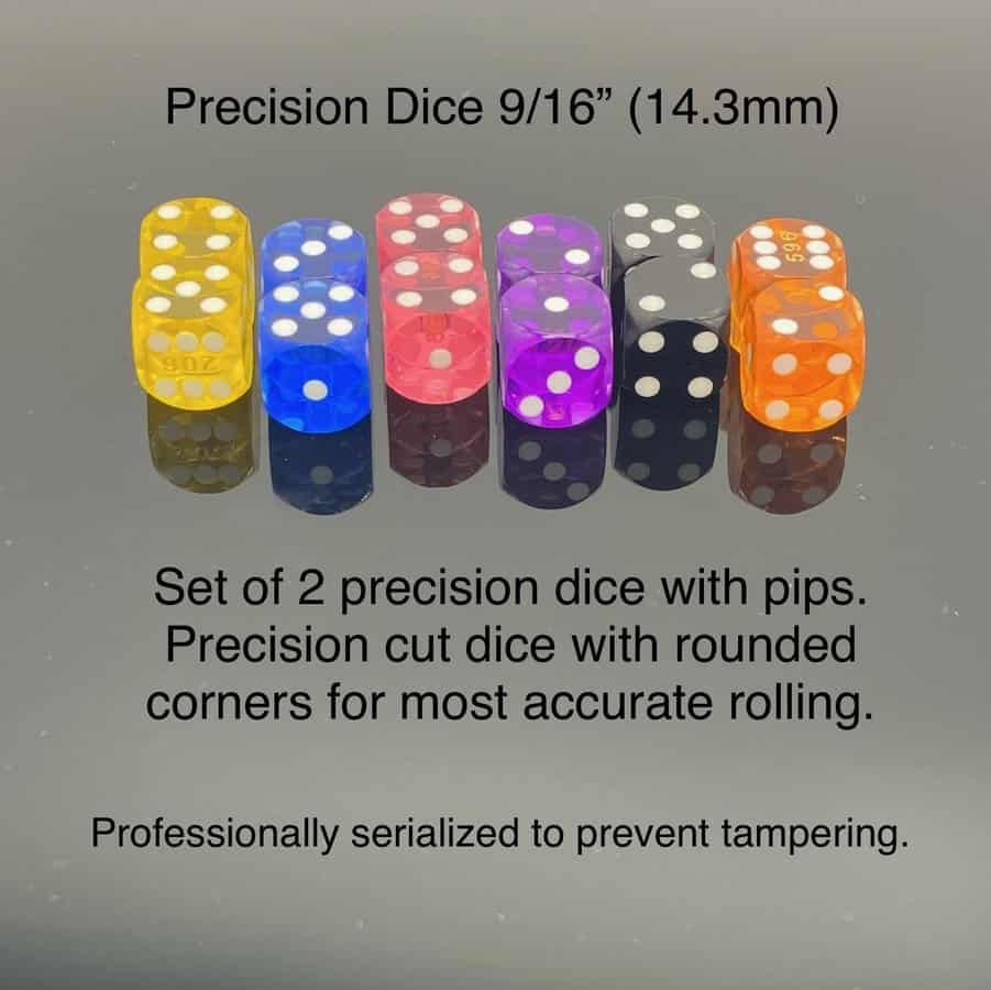 14.3mm Precision Dice -DiceEmporium.com