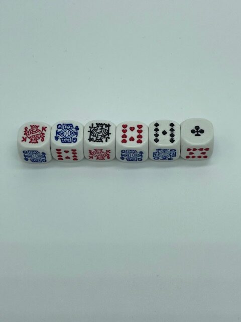 Standard Poker Die - 16mm