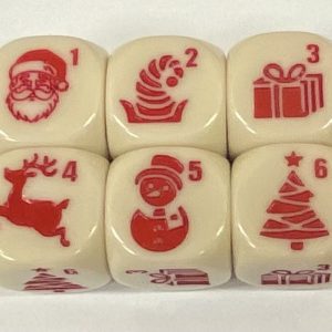 20mm Christmas Dice -DiceEmporium.com