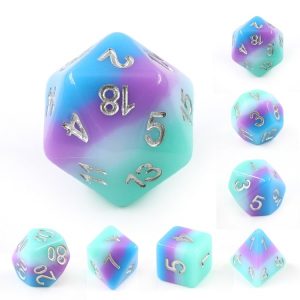 Rainbow Dash 7 die set - DiceEmporium.com