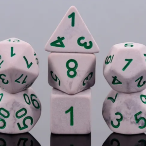 Matte Purple-Black 7 die set - Dice Emporium