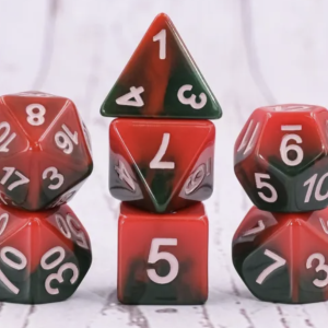 Inflamed Fire 7 die set - Dice Emporium