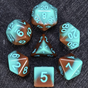 Dripping Sky 7 die set - Dice Emporium