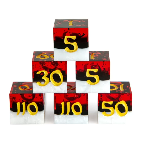 d6 TCG Damage Counter Set Classic - Dice Emporium