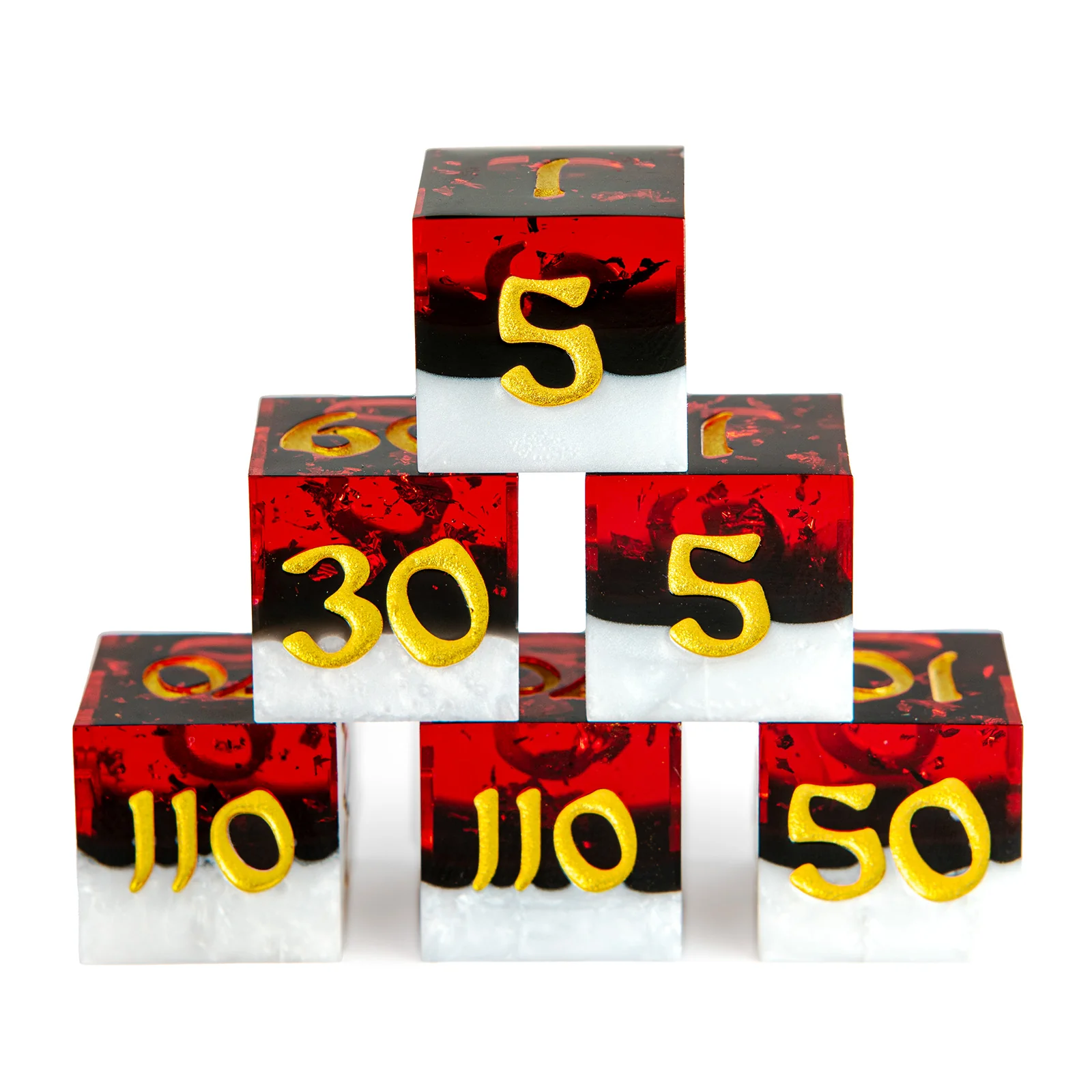 d6 TCG Damage Counter Set Classic - Dice Emporium