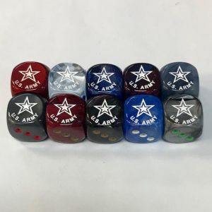 U.S. Army d6 - DiceEmporium.com
