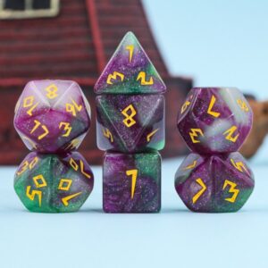 Violet Garden Dice - The Dice Emporium