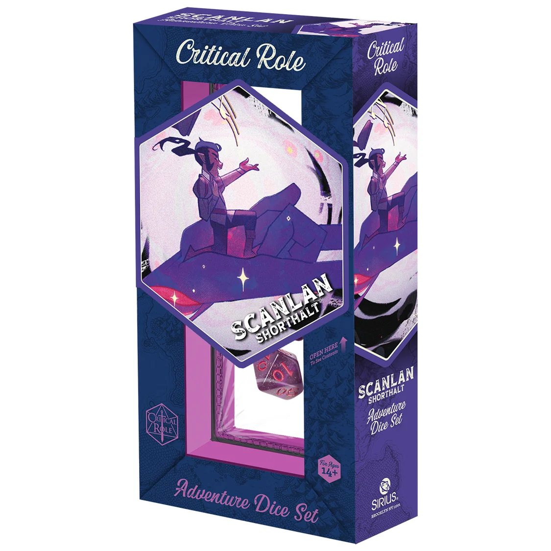 Vox Machina Adventure Dice - Scanlan Shorthalt