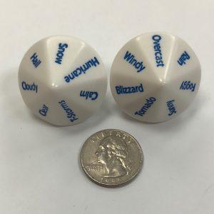 Weather 14 Sided Dice - DiceEmporium.com