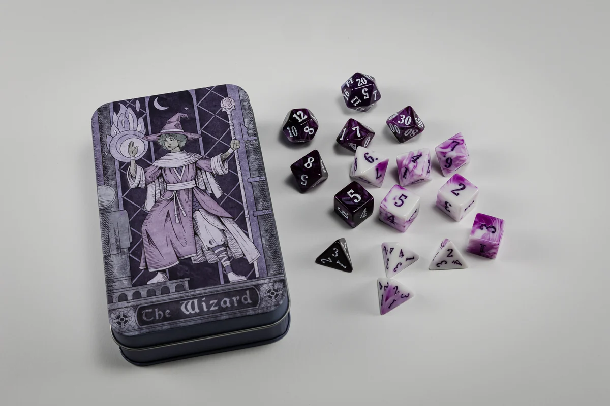 Beadle & Grimm's: Wizard Polyhedral Dice Set